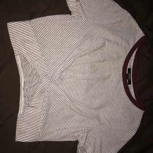 stripped crop top